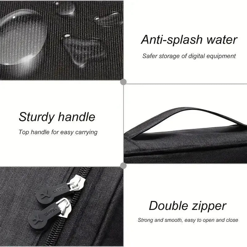 Waterproof Travel Cable Organizer Bag