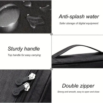 Waterproof Travel Cable Organizer Bag