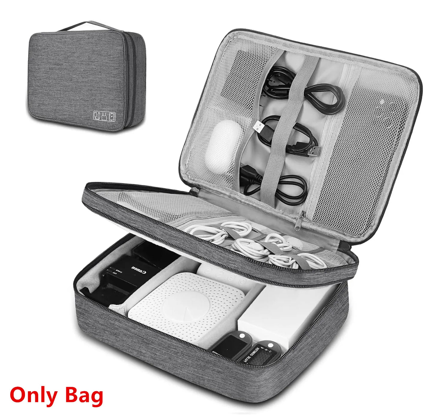 Waterproof Travel Cable Organizer Bag