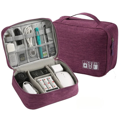 Waterproof Travel Cable Organizer Bag