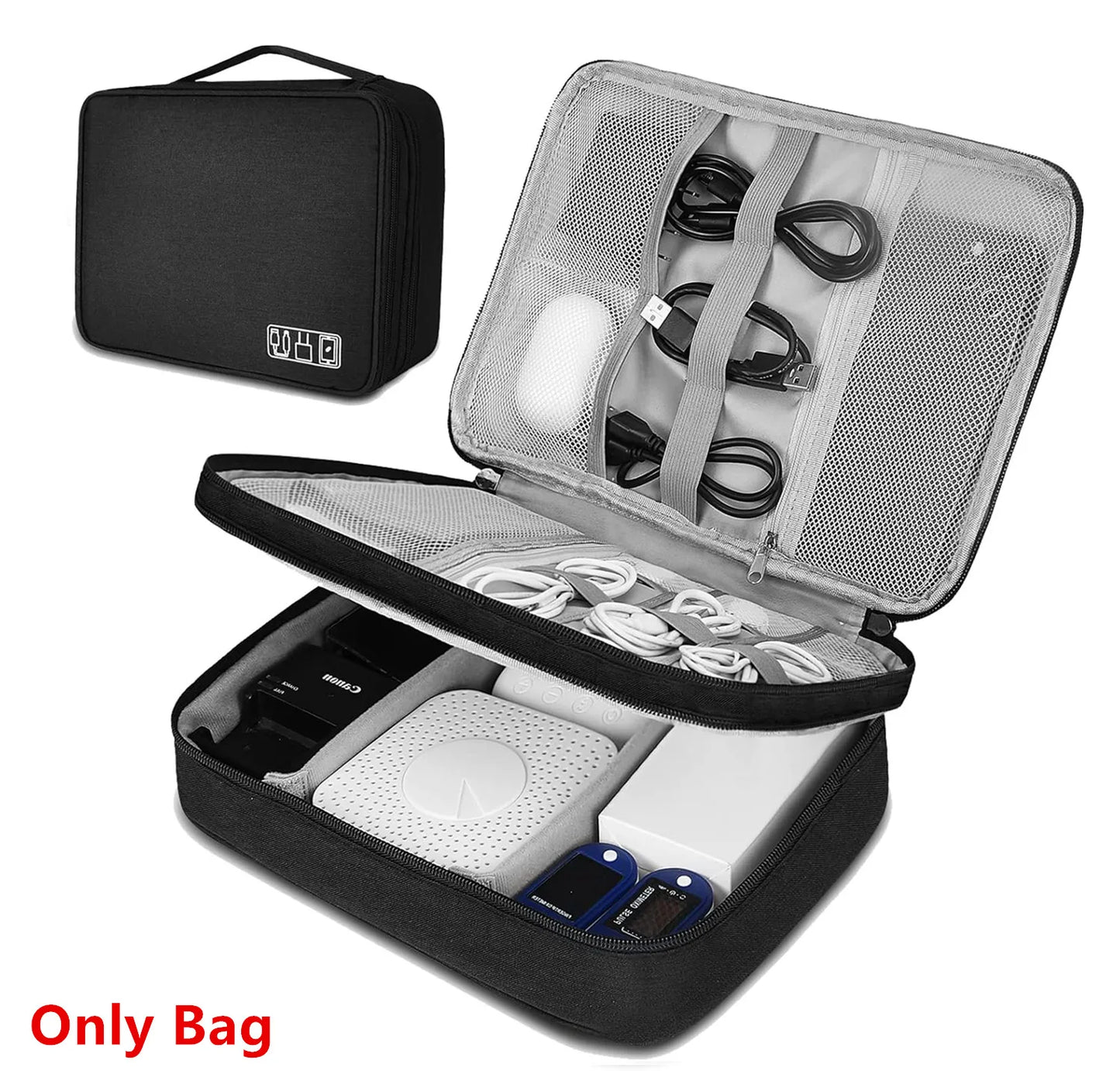 Waterproof Travel Cable Organizer Bag